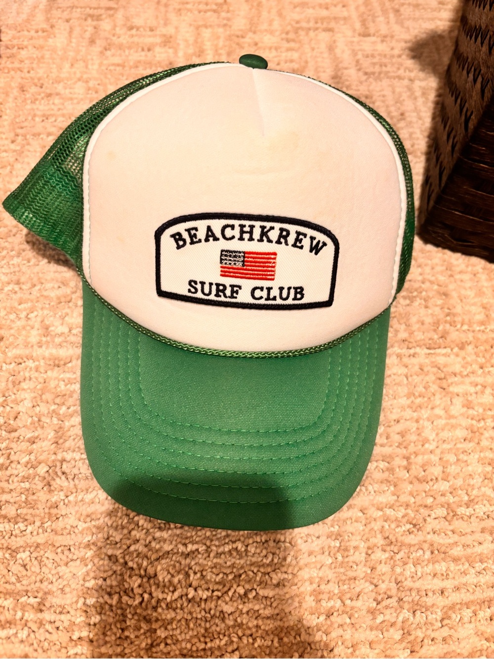 Beach krew surf club trucker hat
